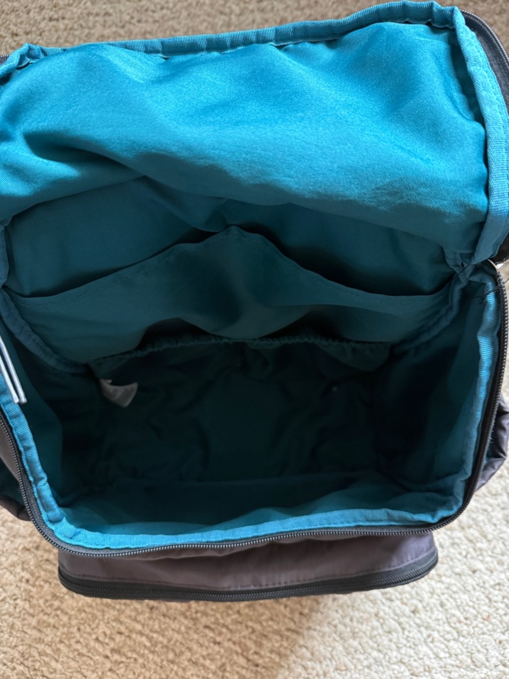 Skip Hop Quilted Black Diaper Backpack with Stroller Attachment - Picture 4 of 4